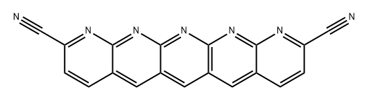 Dipyrido[2,3-b:3,2-i]anthyridine-2,10-dicarbonitrile,  radical  ion(1-) 结构式