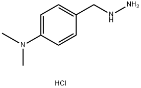 4-(肼基甲基)-N,N-二甲基苯胺盐酸盐 结构式