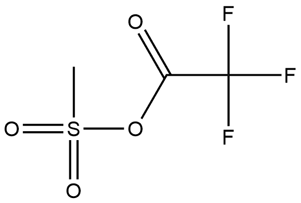 Acetic acid, 2,2,2-trifluoro-, anhydride with methanesulfonic acid 结构式