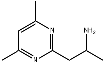 1-(4,6-二甲基嘧啶-2-基)丙-2-胺 结构式