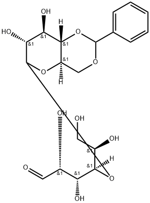 4-O-[4,6-O-(PhenylMethylene)-α-D-glucopyranosyl]-D-glucose 结构式