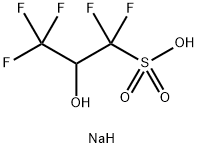 1,1,3,3,3-五氟-2-羟基丙烷-1-磺酸钠 结构式