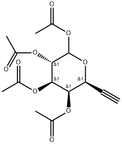 1,2,3,4-Tetra-O-acetyl-6,7-dideoxy-L-galacto-hept-6-ynopyranose 结构式