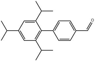 2',4',6'-Tris(1-methylethyl)[1,1'-biphenyl]-4-carboxaldehyde 结构式