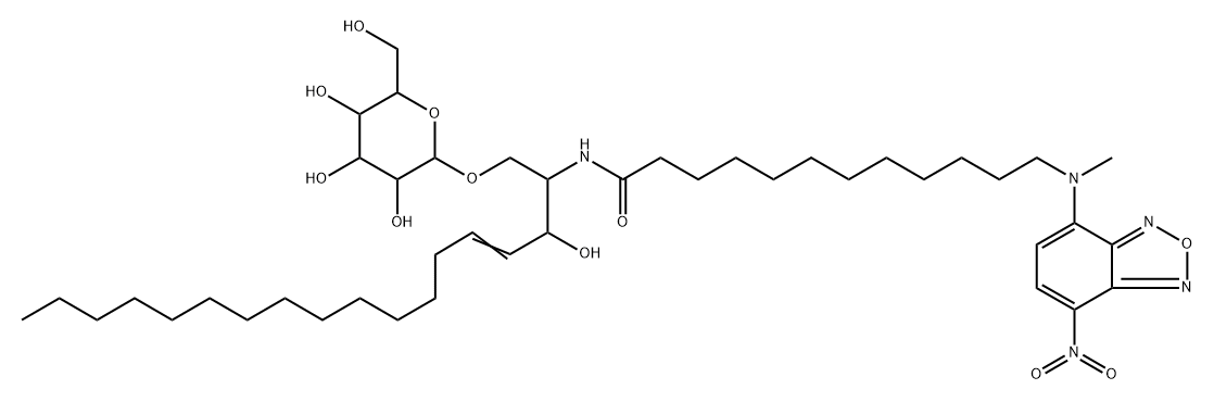 NBD-galactocerebroside 结构式