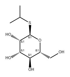 α-D-Mannopyranoside, 1-methylethyl 1-thio- 结构式