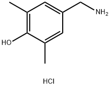 4-(氨基甲基)-2,6-二甲基苯酚盐酸盐 结构式