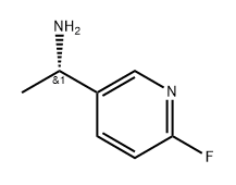 (S)-1-(6-氟吡啶-3-基)乙-1-胺 结构式
