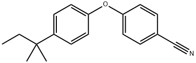 4-[4-(1,1-Dimethylpropyl)phenoxy]benzonitrile 结构式