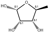 α-L-Ribofuranose, 5-deoxy- 结构式