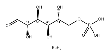 d-Mannose, 6-(dihydrogen phosphate), barium salt (1:1) 结构式