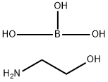 Boric acid (H3BO3), reaction products with ethanolamine  结构式