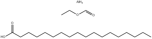 Octadecanoic acid, reaction products with aluminum and Et formate 结构式