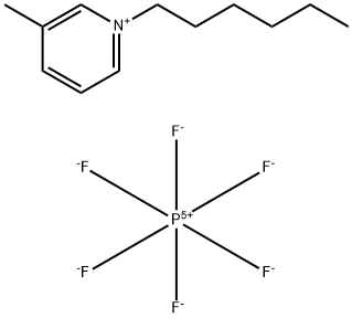 1-己基-3-甲基吡啶六氟磷酸盐 结构式