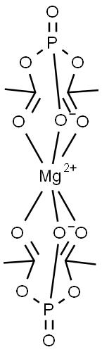 bis(acetic phosphoric dianhydridato)magnesium 结构式