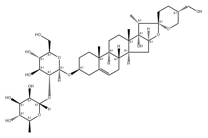 Trikamsteroside A 结构式