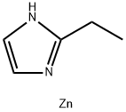 二(2-乙基-1H-咪唑)单锌(II) 结构式