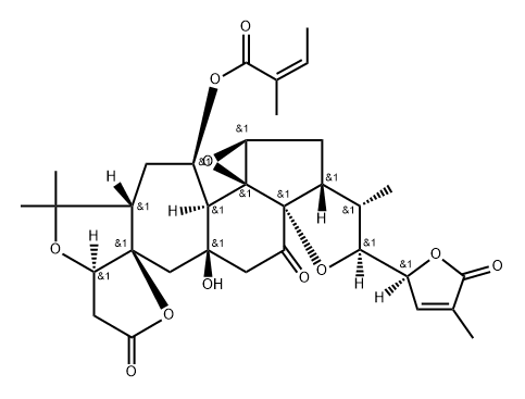 WUWEIZIDILACTONEA 结构式