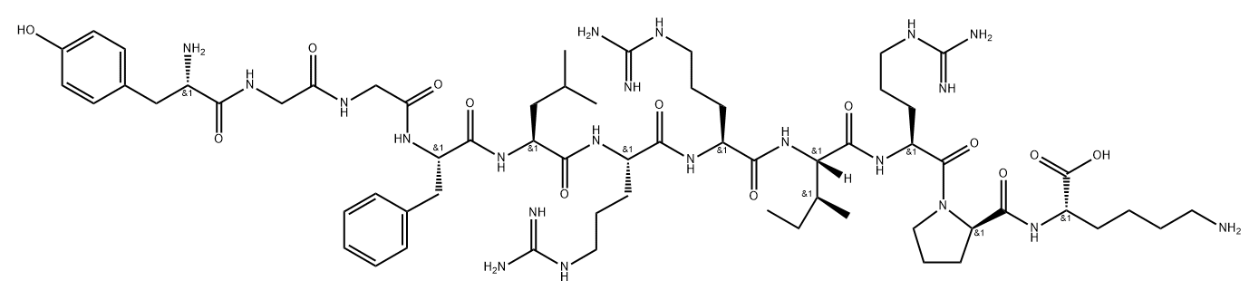 dynorphin (1-11), Pro(10)- 结构式