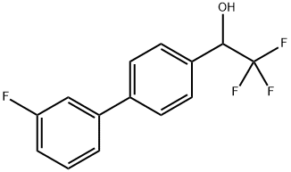 2,2,2-三氟-1-(3\'-氟联苯基)乙醇 结构式