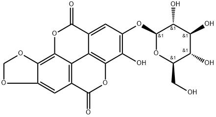 冲山茶苷 结构式