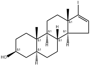 (3S,5S,8R,9S,10S,13S,14S)-17-碘代-10,13-二甲基2,3,4,5,6 结构式