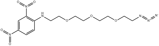 DNP-PEG3-AZIDE 结构式