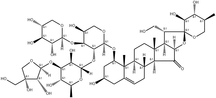 Trikamsteroside D 结构式