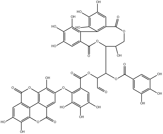 木鞣质B 结构式