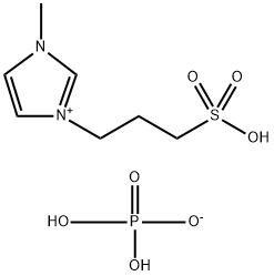 1-丙基磺酸-3- 甲基咪唑磷酸二氢盐 结构式