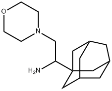 4-Morpholineethanamine, α-tricyclo[3.3.1.13,7]dec-1-yl- 结构式