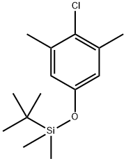 tert-butyl(4-chloro-3,5-dimethylphenoxy)dimethylsilane 结构式