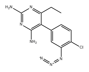 3-azidopyrimethamine 结构式