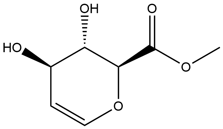 D-lyxo-Hex-5-enonic acid, 2,6-anhydro-5-deoxy-, methyl ester 结构式