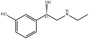 Benzenemethanol, α-[(ethylamino)methyl]-3-hydroxy-, (S)- 结构式