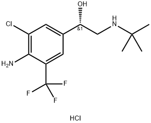 mabuterol hydrochloride 结构式