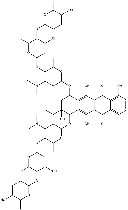 cosmomycin D 结构式