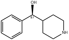 4-Piperidinemethanol, α-phenyl-, (αS)- 结构式