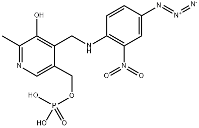 N-4-azido-2-nitrophenylpyridoxyl-5-phosphate 结构式