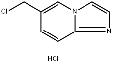 6-(chloromethyl)imidazo[1,2-a]pyridine hydrochloride 结构式