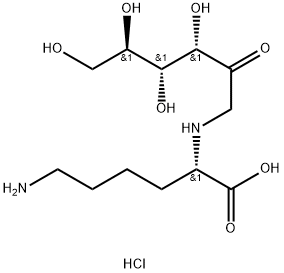 α-Fructoselysine Dihydrochloride 结构式