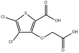 2-THIOPHENECARBOXYLIC ACID, 3-(CARBOXYMETHOXY)-4,5-DICHLORO 结构式