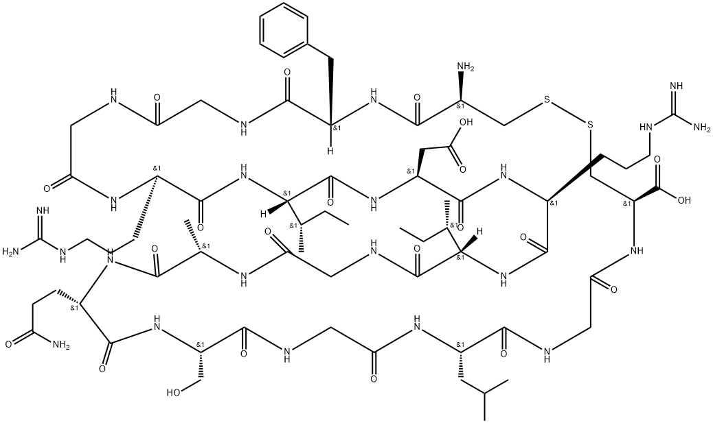 atrial natriuretic factor (7-23) 结构式