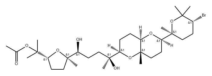 thyrsiferyl 23-acetate 结构式
