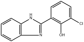 2-(1H-benzo[d]imidazol-2-yl)-6-chlorophenol 结构式