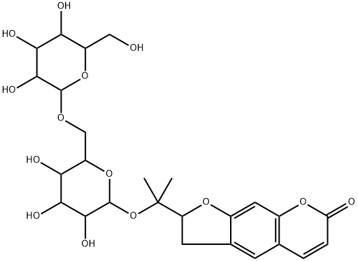 紫花前胡苷I 结构式