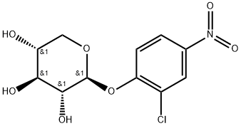2-氯-4-硝基苯基-BETA-D-木糖苷 结构式