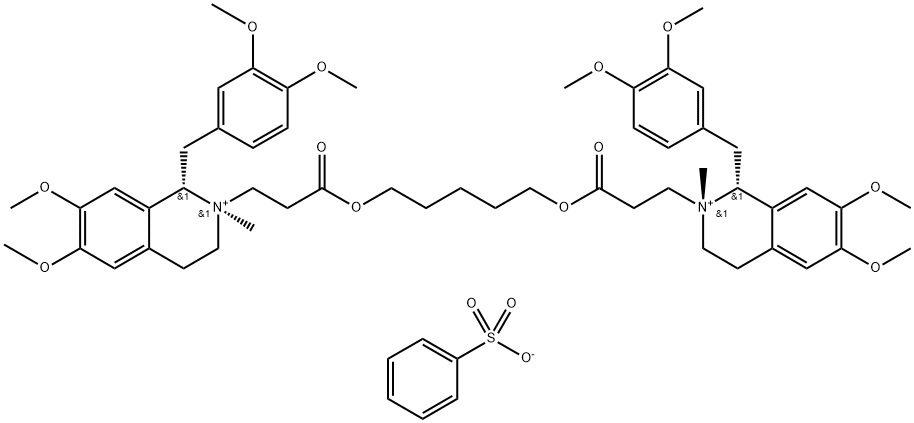 苯磺顺阿曲库铵杂质19 结构式