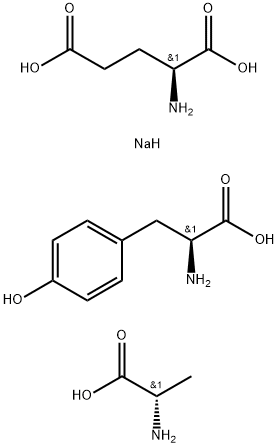 POLY(GLU, ALA, TYR) SODIUM SALT 结构式