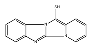 Benzo[4'',5'']imidazo[2'',1'':2,3]imidazo[1,5-a]pyridine-12-thiol 结构式
